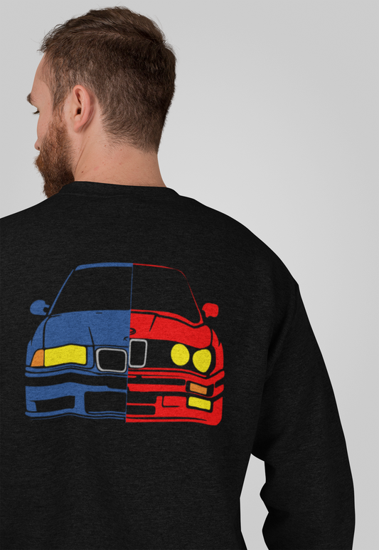 Sudadera BMW Unisex – Logo Frontal & Diseño Trasero Exclusivo