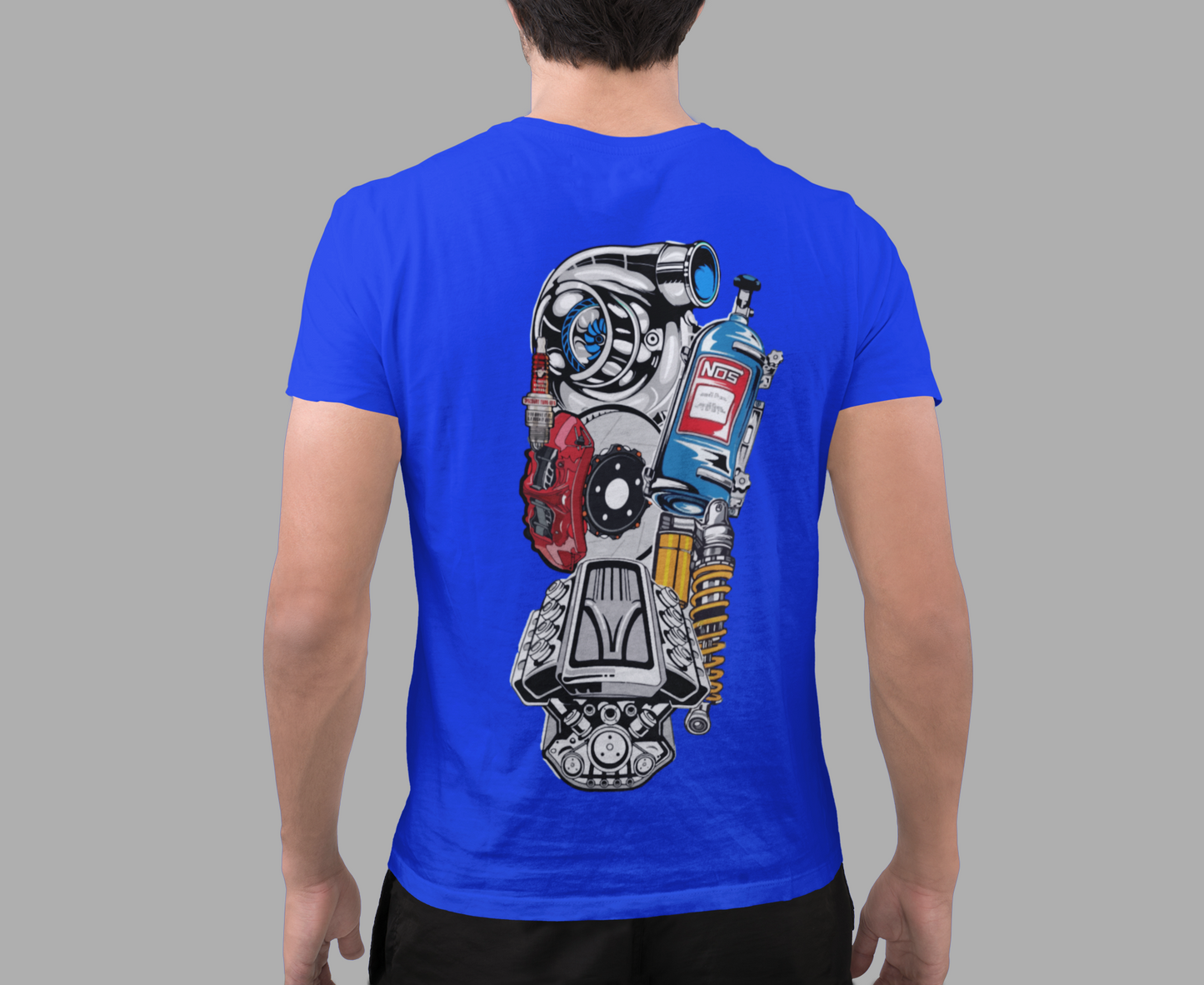 Sudadera-camiseta mecánica conjunto