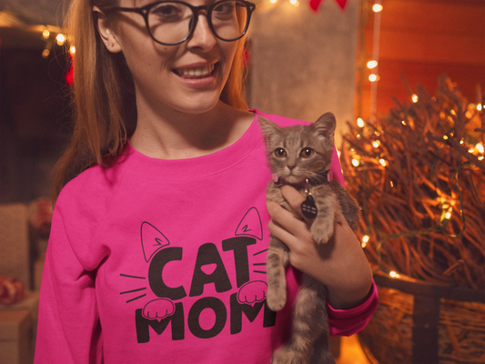 🐾 Sudadera CAT MOM 🐾